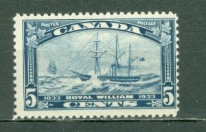 CANADA 1933 SHIP-ROYAL WILLIAM #204 MNH...$18.00