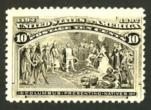 U.S. #237 MINT OG LH