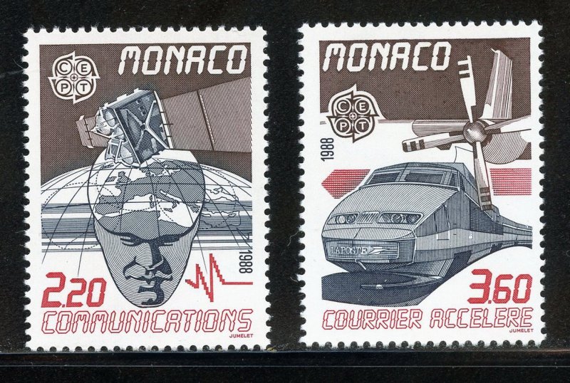 Monaco 1623-24 MNH, Europa Set from 1988.