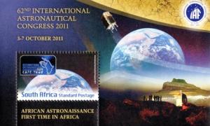 South Africa - 2011 Astronautical Congress MS MNH**