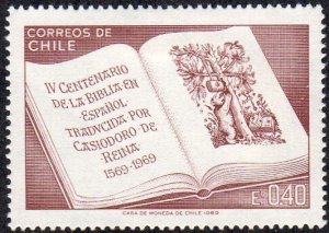 Chile #380  Open Book  1969  MNH