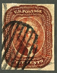 U.S. #12 USED V TINY TEAR