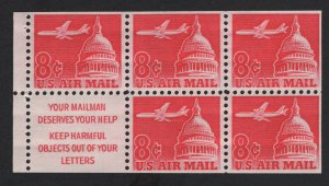 United States MINT Scott Number C64b BOOKLET PANE  MNH  VF  #B1  - BARNEYS