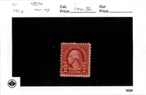 United States Postage Stamp, #579 Mint NH, 1923  (AB)