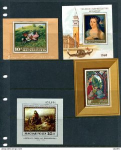 Worldwide ART 5  Souvenir Sheets   MNH/Used 14124