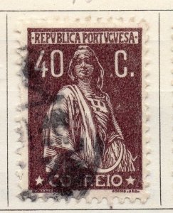 Portugal 1917-25 Early Issue Fine Used 40c. 143622