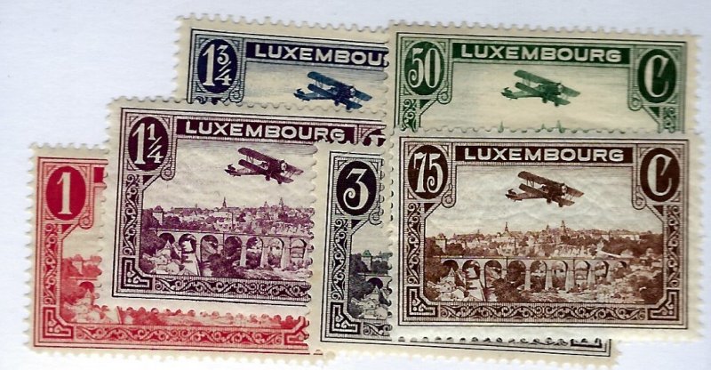 Luxembourg SC C1-C6 MNH F-VF...!!