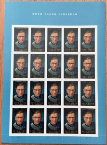 US #5821 MNH Sheet of 20 Ruth Bader Ginsburg (.66)