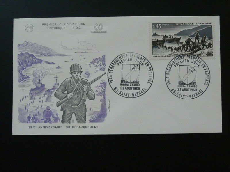 war ww2 25 years of D-Day in Normandy FDC 97322