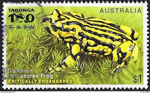 AUSTRALIA 2016 $1 Multicoloured, Endangered Wildlife-Southern Corroboree Frog FU