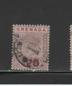 GRENADA #40   1895  1p  QUEEN VICTORIA     F-VF  USED  b