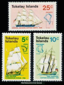 Tokelau Scott 22-24 Mint never hinged.