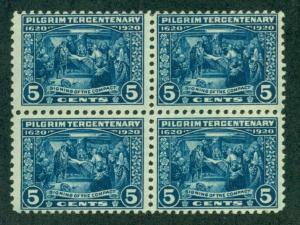 UNITED STATES SC# 550 FINE OG 1920 Block of 4