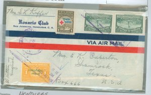 Honduras  1945 A/M San Juancito to United States