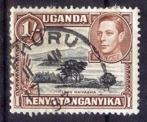 Uganda Kenya Tanganyika 1938 Landscapes Lake Naivasha 1 Sh. Used