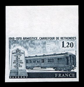 France, 1950-Present #1621 (YT 2022) Cat€40, 1978 60th Anniversary World Wa...