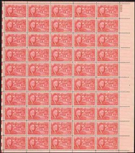 US  #930-33  FRANKLIN ROOSEVELT (SET OF 4)  SHEET OF 50