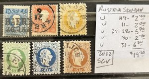 Austria Used Selection #9//31- SCV=$19.20