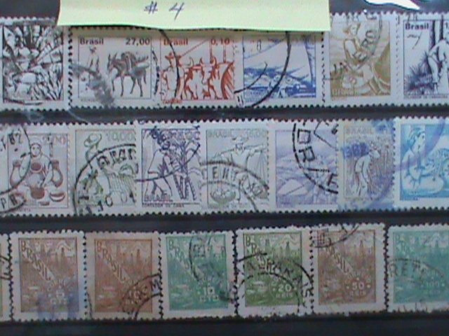 BRAZIL STAMP:1941-VERY OLD 22 DIFFERENT IN 2 SETS. OLD CITY & WORKERS USED #M