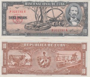 1960 Caribbean 10 Pesos Che Signature Circ.