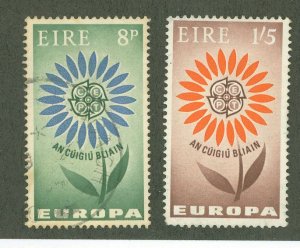 Ireland #196-7 Used Single (Complete Set)