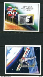 Sierra Leone 1990 6 Souvenir Sheets  MNh Space Exploration of Mars  CV $92 13496