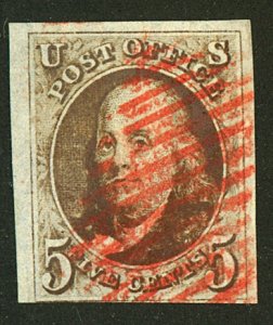 U.S. #1 USED RED BROWN