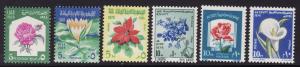 Egypt #727, 751, 816, 947, 967, 983 F-VF Mint NH ** Flowers