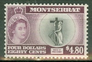 IF: Montserrat 142 mint CV $40