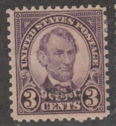 U.S. Scott #672 Lincoln Kansas-Nebraska Stamp - Mint Single