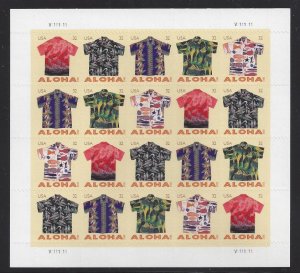 US Sheet 4592-4596,  MNH - Aloha