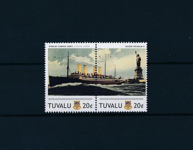 [81248] Tuvalu 2011 Ship Kaiser Wilhelm II Ocean Liners Norddeutscher Lloyd MNH