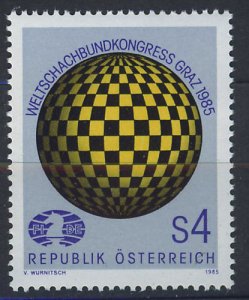 1985 Austria 1823 World Chess Feder