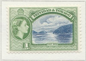 1953 English Colony British Colony TRINIDAD & TOBAGO 1c MH* A28P14F27259-