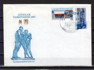 German Dem. Rep. Scott cat. 2210-2211. Concert Hall issue. First day cover. ^