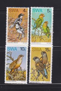 South West Africa 363-366 Set MNH Birds (B)