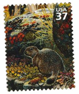 US 3802g Arctic Tundra Grizzly Arctic Ground Squirrel 37c single MNH 2003