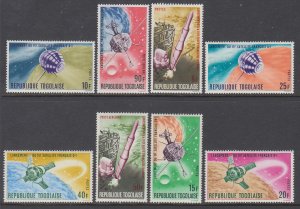 Togo 593-598,C65-C66 Space MNH VF