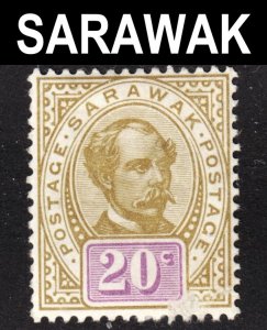 Sarawak Scott 44 F+ mint OG HR.  FREE...