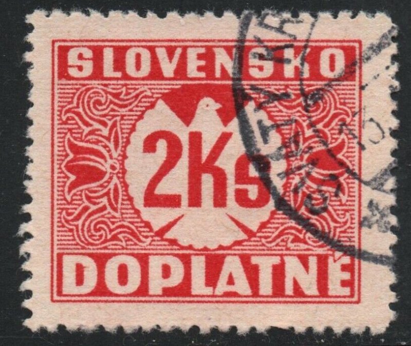 Slovakia 1939  - Scott  J9.  Used