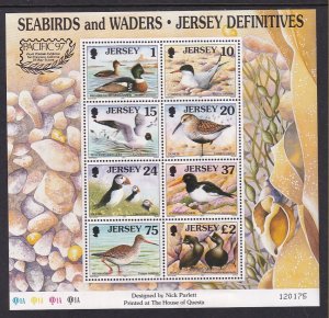 Jersey 785b Birds Souvenir Sheet MNH VF