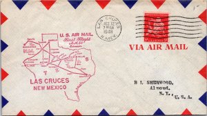 FFC 1948 - US Airmail RT AM 64 - Las Cruces, N. Mex to El Paso, Tx - F52570