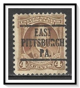 US Precancel #709 East Pittsburgh PA Used