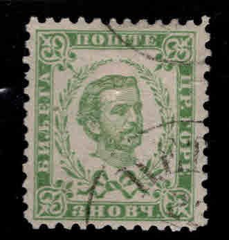 Montenegro Scott 16 Used  CTO Prince Nicholas 1893 late printing perf 10.5