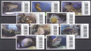 Greece 2012 Riches of the Greek Seas issue MNH XF.