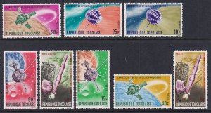 Togo 593-598,C65-C66 Space MNH VF