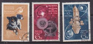 Russia  Scott# 3223-3225 Used CTO Complete set