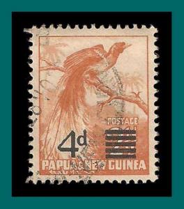 Papua New Guinea 1957 Bird of Paradise Surcharge, used  137,SG16