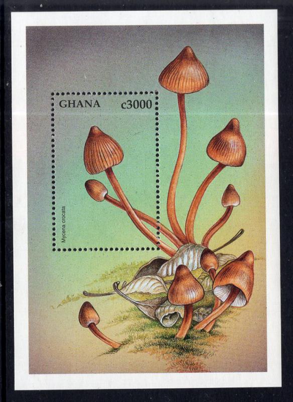Ghana 1950 Mushroom Souvenir Sheet MNH VF