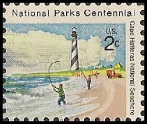 US 1449 Cape Hatteras Lighthouse 2c single (1 stamp) MNH 1972